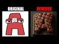 Reverse Alphabet Lore But They Are STEAK (A-Z...) - All Alphabet Lore Meme Animation | TD Rainbow