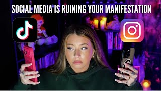 social media could be the reason you’re struggling to stay in your desired reality! & how to fix it