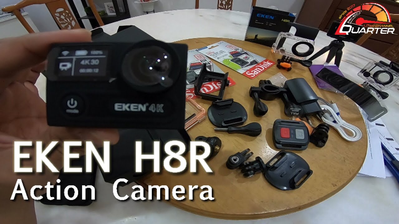 Eken H8R action camera unboxing & Quik Review YouTube