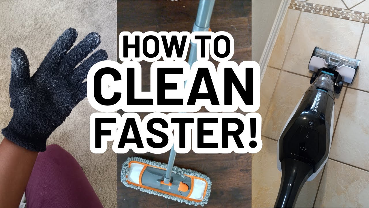 MY TOP CLEANING TOOLS FOR THE HOME (How To Clean Faster) 