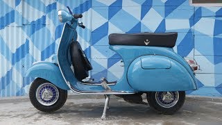 Beautiful Vespa Vbb 1961 Repaint and Restoration