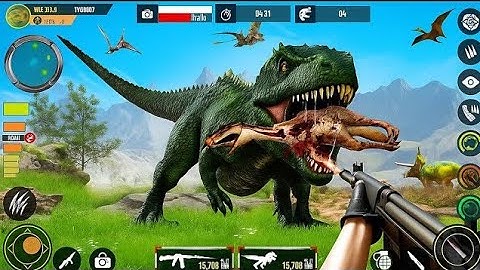 Dinosaur Hunter Game – Best Dinosaur Game – Android Gameplay