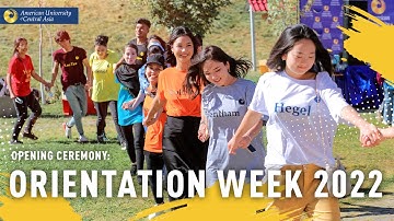 ORIENTATION WEEK 2022: OPENING CEREMONY