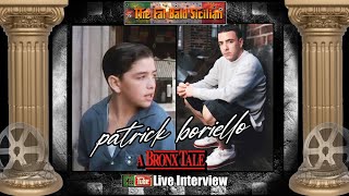 Fat Bald Sicilian interviews Patrick Borriello, Actor, and son of Bobby Borriello