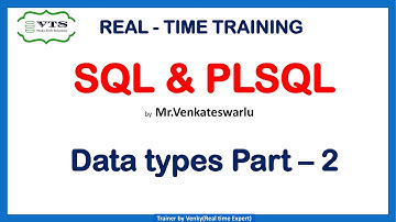 Session - 5:SQL and PLSQL Real - time training || Number data type
