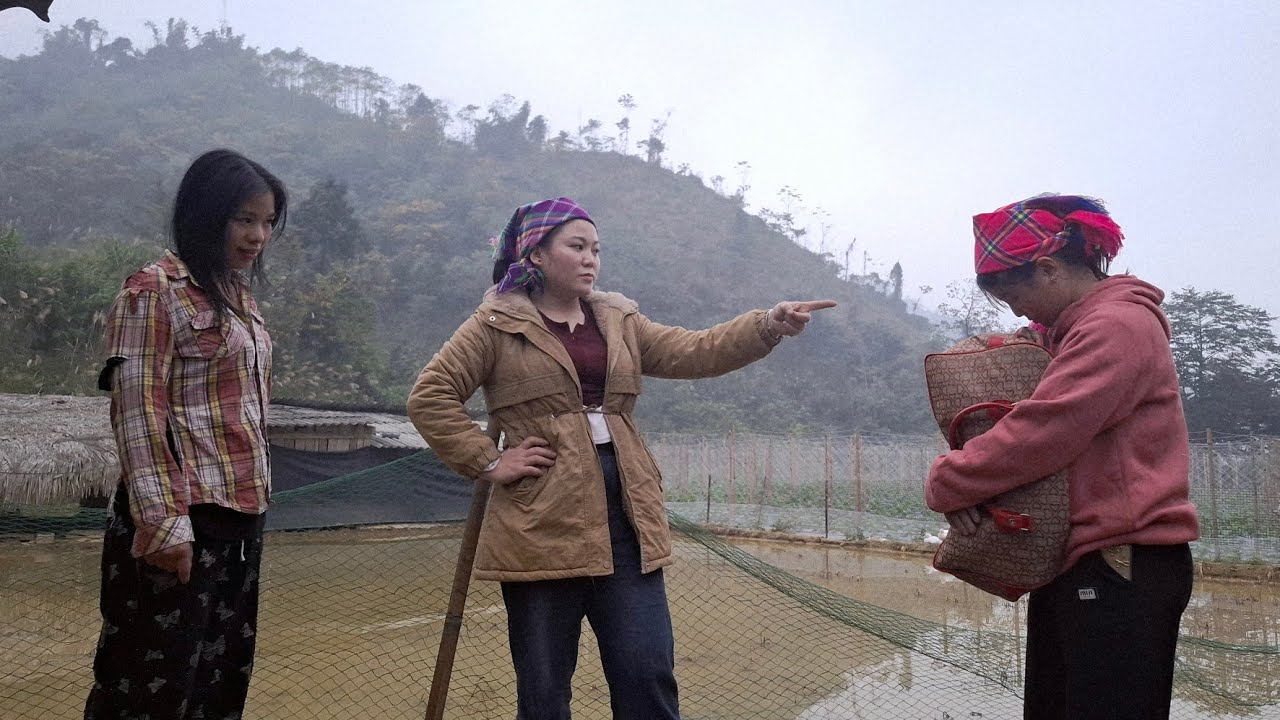 After the maid left, Ms. Thu unexpectedly took in a young girl.