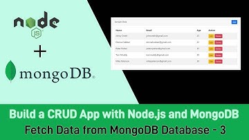 Build a CRUD App with Node.js and MongoDB - Fetch Data from MongoDB Database - 3