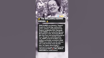 The Untold Story of JOAN CLARKE, WWII Codebreaker