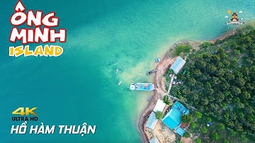 Cảnh đẹp Bình Thuận từ trên cao #32 | Chèo SUP và Camping tại  "Đảo Ông Minh" - HỒ HÀM THUẬN.