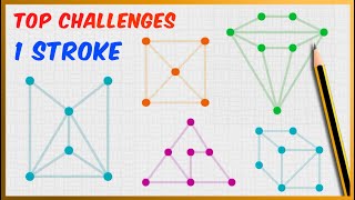 Single Line Drawings Without Lifting the Pencil 🧠 [TOP CHALLENGES] screenshot 3