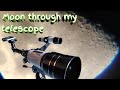 Moon through my telescope - F30070M (Alfred Gorat)