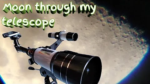 Moon through my telescope - F30070M (Alfred Gorat)