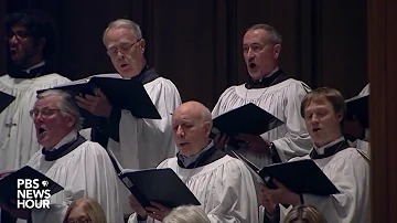 WATCH: St. Martin’s parish choir sing 'Battle Hymn of the Republic' at George H.W. Bush's funeral