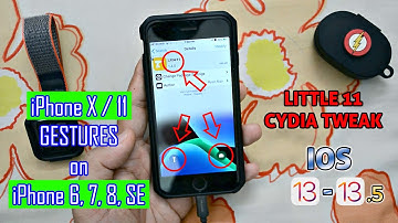 iPhone X / 11 Gestures on Older iPhone 6 / 7 / 8 | Little 11 - IOS 13.5 Jailbreak Cydia Tweak