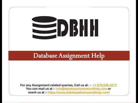 Database Assignment Help