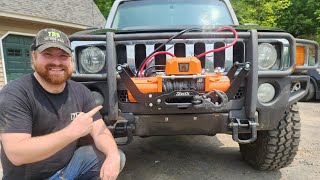 Building a Custom Winch Set Up for My Hummer!
