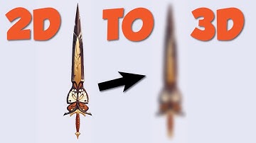 Weapon With Hand Painted Texture Time-lapse #Blender #3DCoat - No Preparation Raw