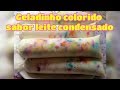 GELADINHO GOURMET DE LEITE CONDENSADO COLORIDO, SACOLÉ DE LEITE CONDENSADO, FACA E VENDA GELADINHO