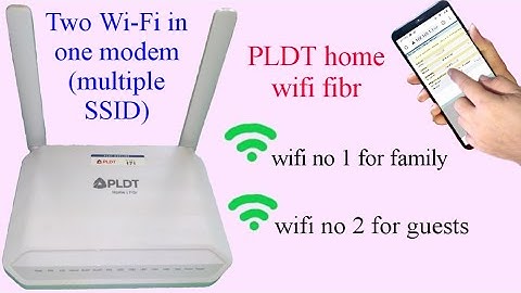 How to make multiple SSID (add wifi for the guests) on your PLDT home wifi fibr