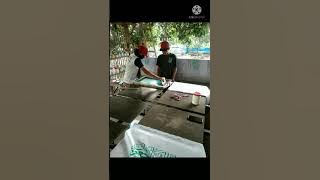 proses pembuatan bendera kematian innalillahi - Propas sablon