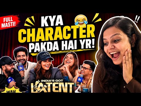 INDIA'S GOT LATENT Reaction 🤣 | Kya Character Pakda Hai Yaar! 😱 | Haste Haste Haal Kharab 😂