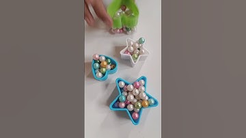 Moti Reverse Satisfying |Beads reverse effect video|pearl reverse oddly cookie cutter flower set