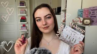 ASMR Makeup Roleplay | Doing your makeup, mic brushing, & soft whispers! screenshot 3
