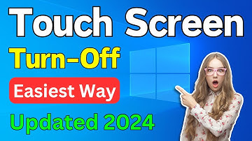 How To Disable Touch Screen On Windows 11/10 PC | Disable Touch Screen Laptop | Touch Screen Easily