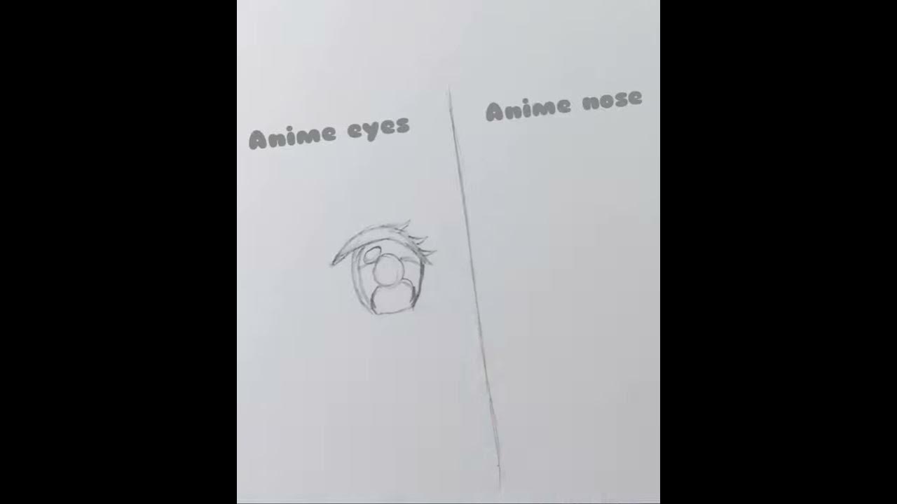 How to Draw Anime Eyes 3 Different Ways ✍️ , How To Draw A Nose