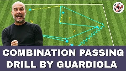 Combination passing exercise by Pep Guardiola! 