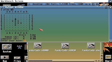 AMIGA Othello program CLI only REVERSI By Ola Liljedahl