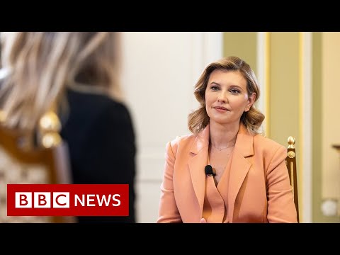 Ukraine's first lady: 'As you count pennies, we count our casualties' - BBC News