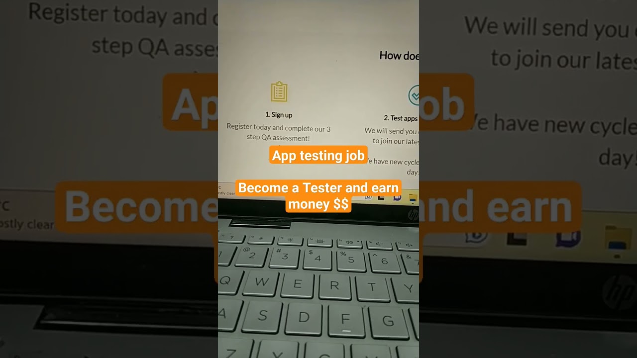 Testing Job#1: Earn money testing Apps 