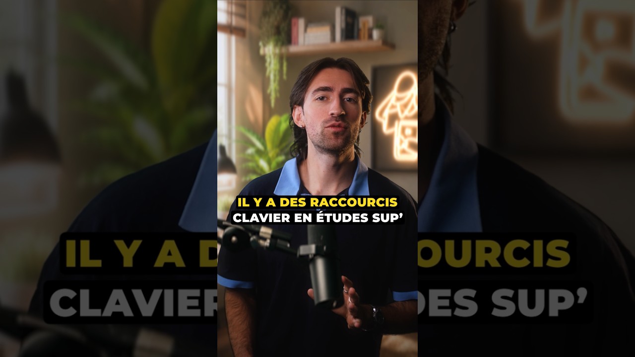 Les raccourcis clavier qui vont te sauver en études sup' 💻