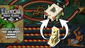 Luxor AR (Original Game) [Walkthrough] - Intro & Stage 1: The Journey Home (Expert)