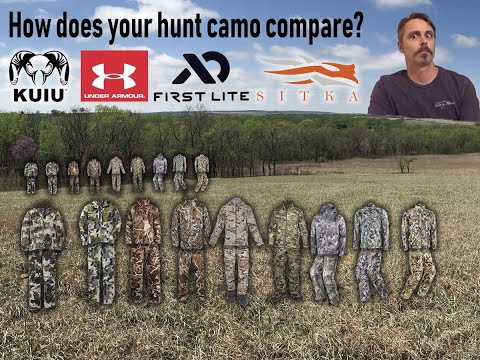 Virtual Test Hunting Camo Patterns: Sitka, Under Armour, Kuiu, Firstlite