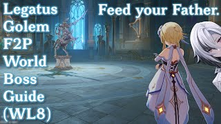 How To Defeat The Legatus Golem Boss In Statue Of Marble And Brass To Level Up Arlecchino