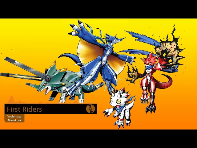 Digimon Ghost Game Evolution Theme Song : First Riders - Yoshimasa Masukura class=