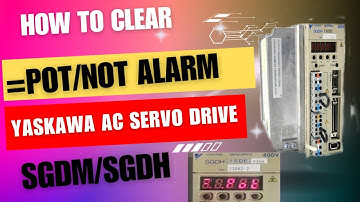 HOW TO CLEAR POT NOT ALARM YASKAWA SERVO SGDM | POT NOT ALARM  | POT NOT ALARM KESE CLEAR HOTA HAI