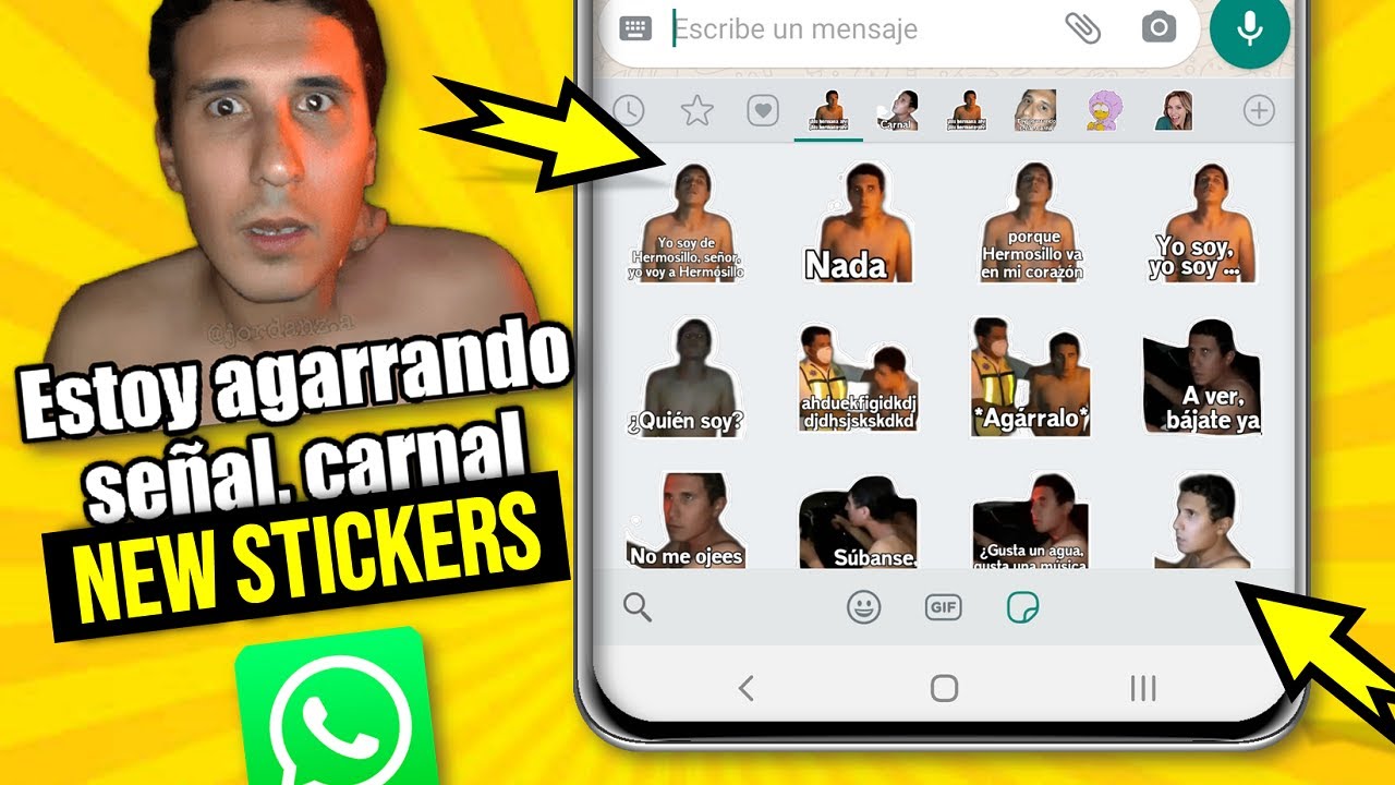 ESTOY AGARRANDO SEÑAL - Nuevos Stickers Para Whatsapp! - YouTube