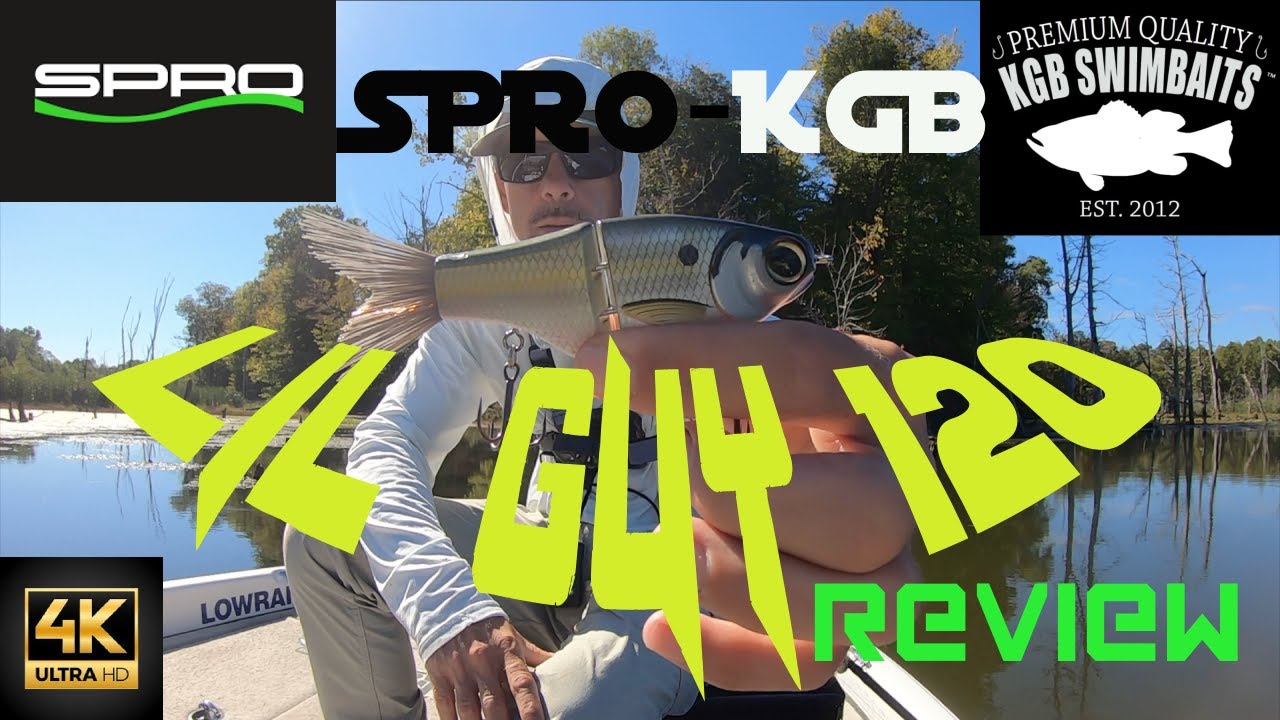 SPRO KGB Lil Guy 120 swimbait Review!!