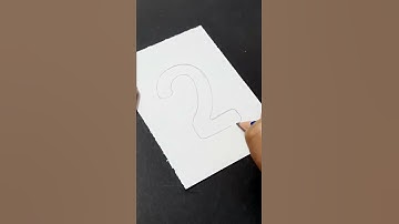 Funny number 2 #beautifulnumbers #shorts #meetthecreator