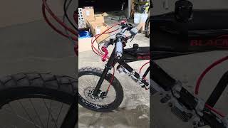 Athena water cooled motorized bike.