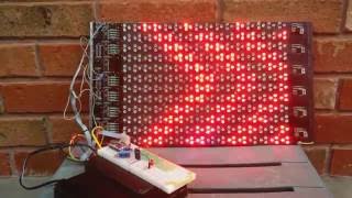 Reverse engineered LED matrix