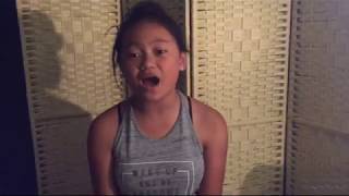 Tiara singing Girl on fire (cover)