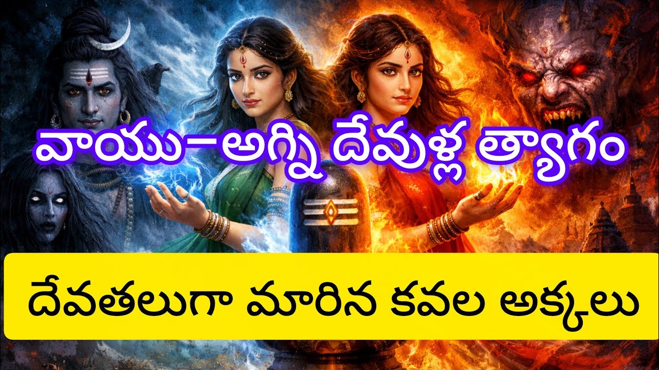 వాయు–అగ్ని దేవుళ్ల త్యాగం | దేవతలుగా మారిన కవల అక్కలు |Jai Secret World |