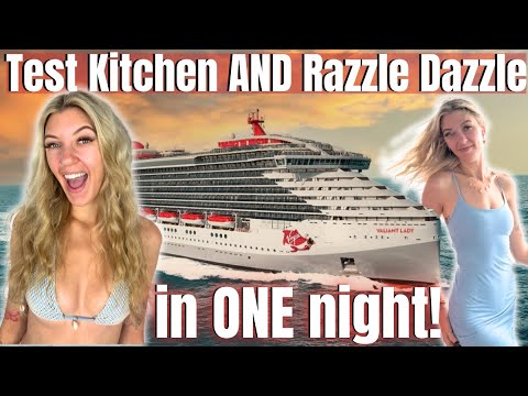 We Tried TWO Dinners in One Night! l Sea Day Shenanigans on Virgin Voyages