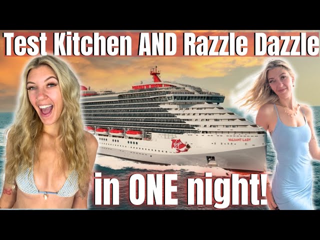 We Tried TWO Dinners in One Night! l Sea Day Shenanigans on Virgin Voyages