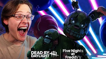 THIS LOOKS AWESOME! | Dead by Daylight - Five Nights at Freddy’s Trailer REACTION!