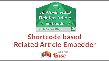Shortcode Based Related Article Embedder Plugin for Joomla